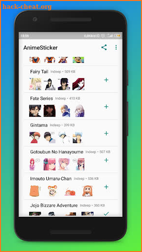 Cute Anime Meme stickers WAStickerApps screenshot