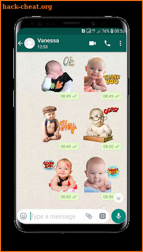 Cute Baby Stickers (WAStickersApps) screenshot