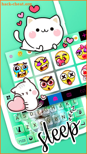 Cute Baby Tiger Keyboard Background screenshot
