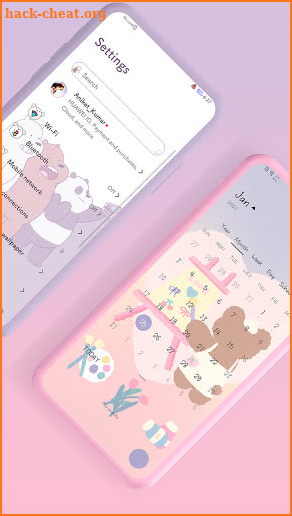 Cute Bear EMUI 10/11 Theme screenshot