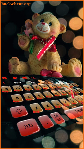 Cute Bear Keyboard screenshot