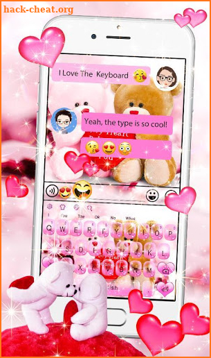 Cute Bears Keyboard Theme screenshot