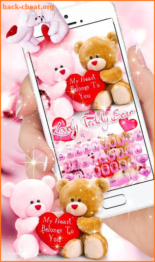 Cute Bears Keyboard Theme screenshot