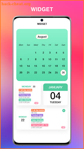 Cute Calendar : Daily Planner screenshot