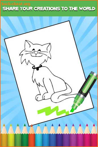 Cute Cat Coloring Book screenshot