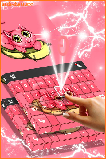 Cute Cat Keyboard Theme screenshot