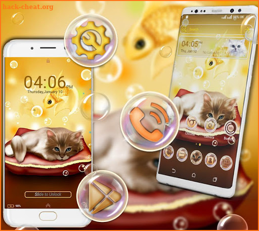 Cute Cat Launcher Theme screenshot