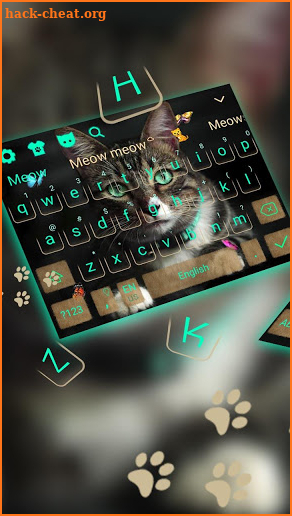Cute Cat Meow Keyboard screenshot