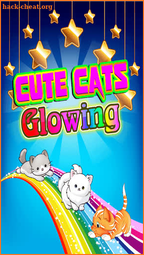 Cute Cats Glowing new offline games free non wifi screenshot
