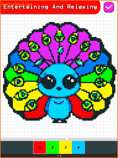 Cute Color By Number Draw Paint Book Art Game screenshot
