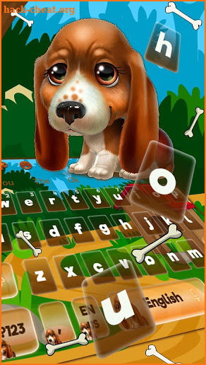 Cute Dog Keyboard screenshot