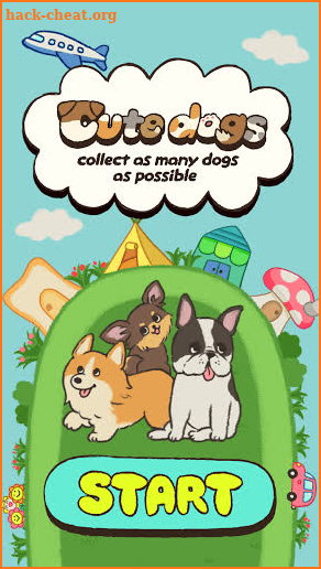 Cute dogs - collect as many dogs as possible- screenshot