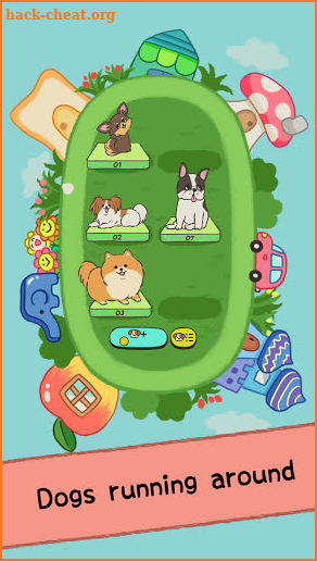 Cute dogs - collect as many dogs as possible- screenshot