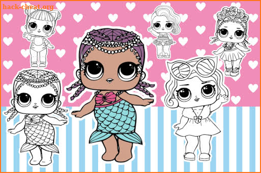 Cute Dolls Coloring Pages 🌈 (offline) screenshot