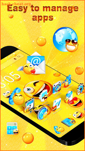 Cute Emoji Launcher-Stickers&Themes screenshot