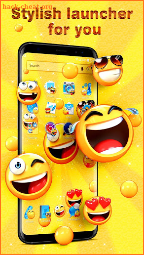Cute Emoji Launcher-Stickers&Themes screenshot
