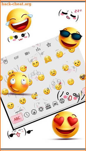 Cute Emoticons Keyboard screenshot