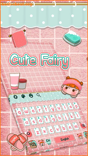 Cute Fairy Keyboard Theme screenshot