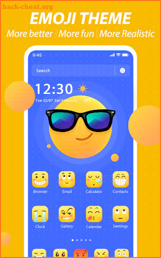 Cute Funny Emoji Themes screenshot