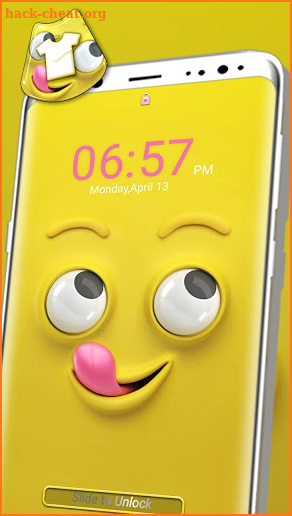 Cute Funny Face Launcher Theme screenshot