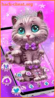 Cute Furry Cat Theme screenshot