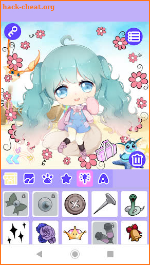 Cute Girl Avatar Maker screenshot