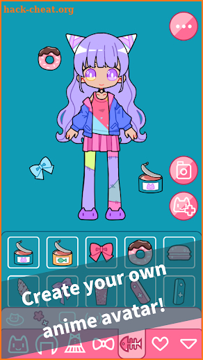 Cute Girl Avatar Maker - Cute Avatar Creator Game screenshot