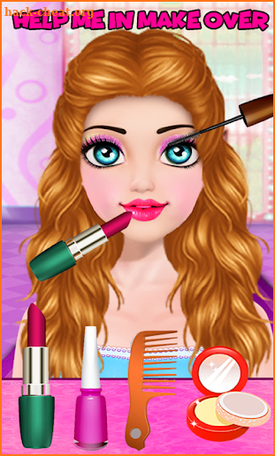 Cute Girl Makeup Salon Game: Face Makeover Spa screenshot