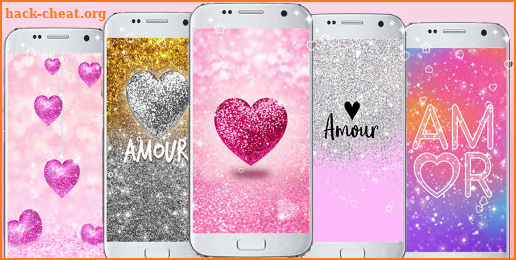 Cute glitter Wallpapers - love backgrounds screenshot