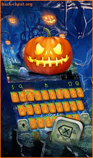 Cute Halloween Keyboard Theme screenshot
