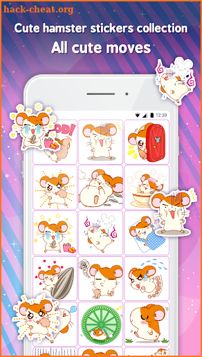 Cute Hamster Meme Sticker Packs For WhatsApp screenshot