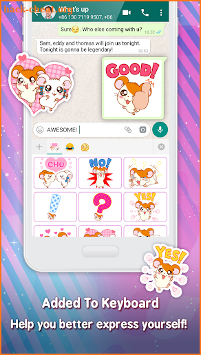Cute Hamster Meme Sticker Packs For WhatsApp screenshot