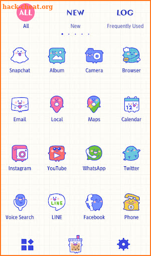 Cute Icon Friends Theme +HOME screenshot