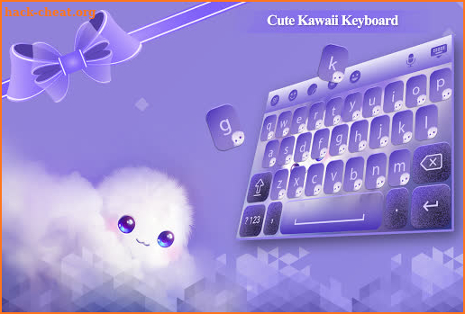 Cute Kawaii Keyboard Theme screenshot