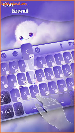 Cute Kawaii Keyboard Theme screenshot