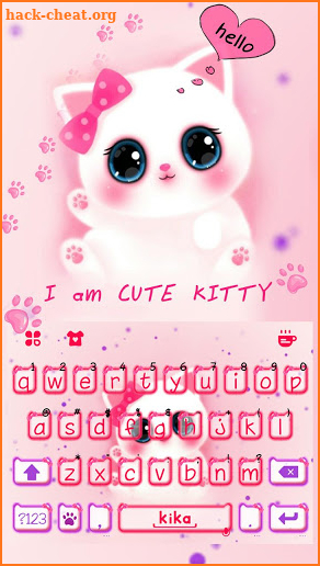 Cute Kitty Keyboard screenshot
