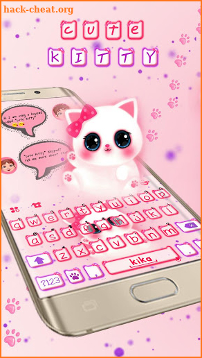 Cute Kitty Keyboard screenshot
