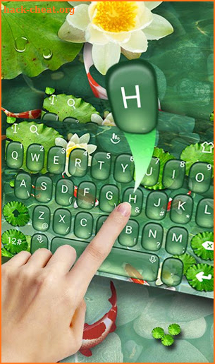Cute Koi Fish Keyboard Theme screenshot