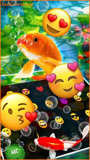 Cute Koi Fish 🐠 Nature Keyboard screenshot
