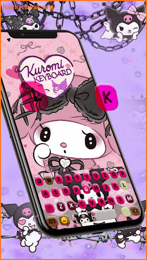 Cute Kuromi Keyboard screenshot