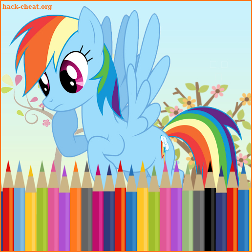 Cute Litle Pony Beautiful - Coloring Book screenshot