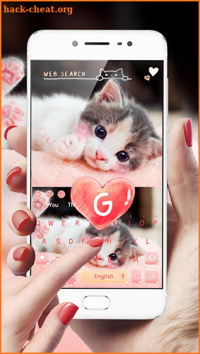 Cute Little Kitty keyboard screenshot