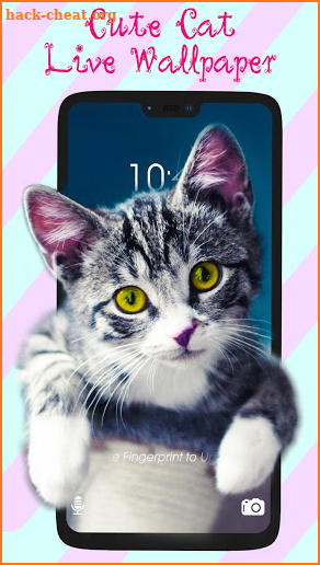 Cute Love Cat APUS Live Wallpaper screenshot