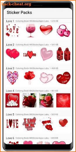 Cute Love Stickers 2020 ❤️ WAStickerApps Love screenshot