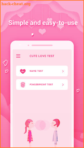 Cute Love Test screenshot