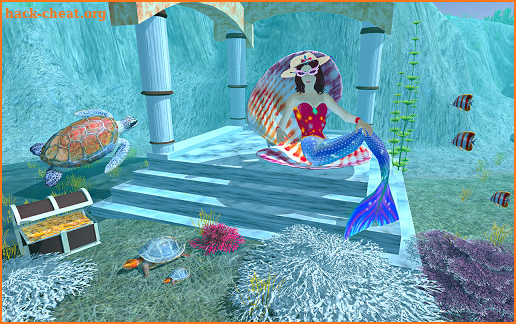 Cute Mermaid World Vs Turtles – Sea World Games screenshot