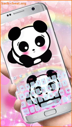Cute Panda Keyboard screenshot