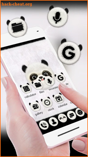 Cute Panda Launcher Theme Live HD Wallpapers screenshot