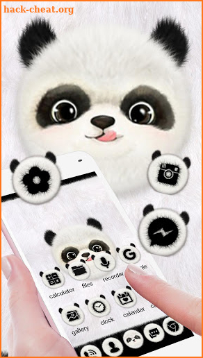 Cute Panda Launcher Theme Live HD Wallpapers screenshot