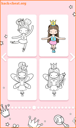 Cute Princess Coloring Book screenshot